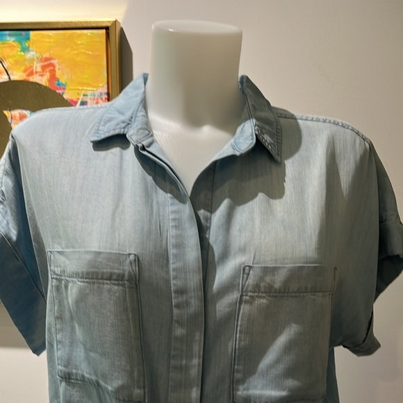 Cloth & Stone faded denim shirt - Picture 4 of 7